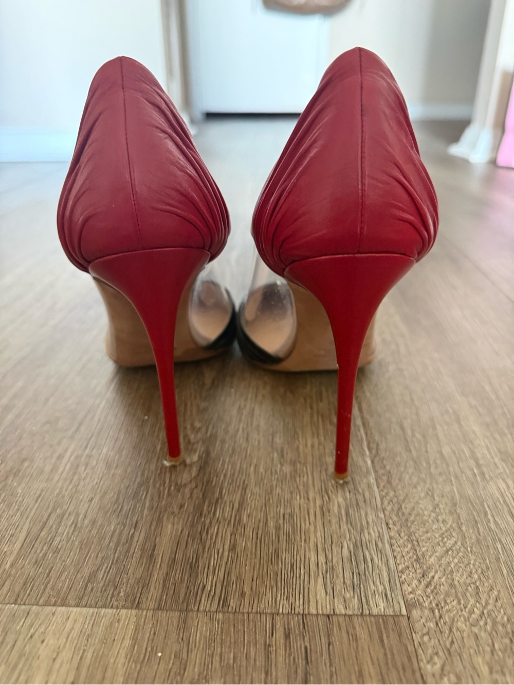 EU 39 Authentic Valentino Two-Tone Pointed D'Orsay Heels - Picture 2 of 4